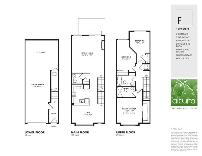 Altura Altura floor plan