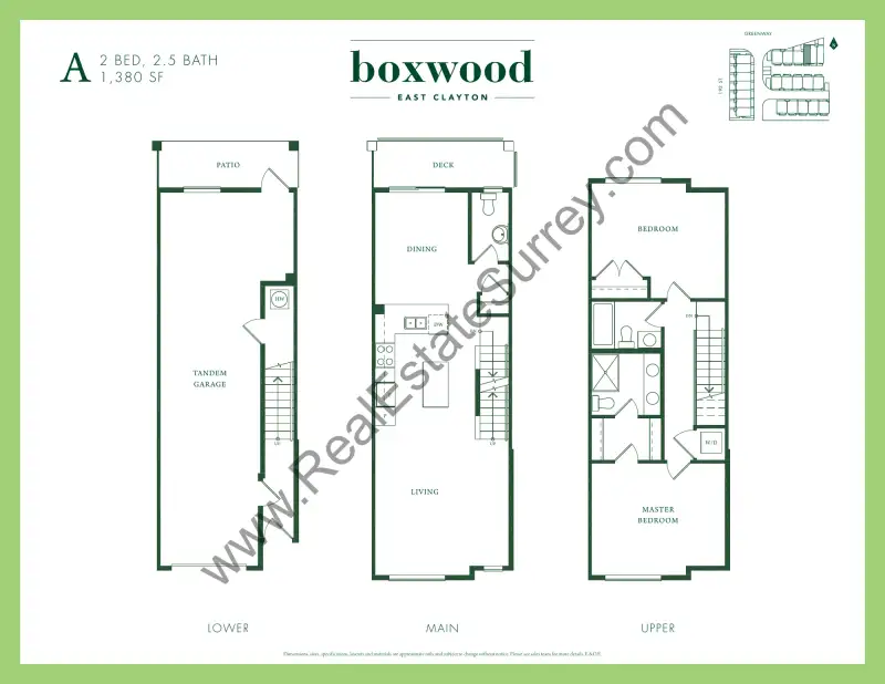 Boxwood Boxwood Floor Plans floor plan