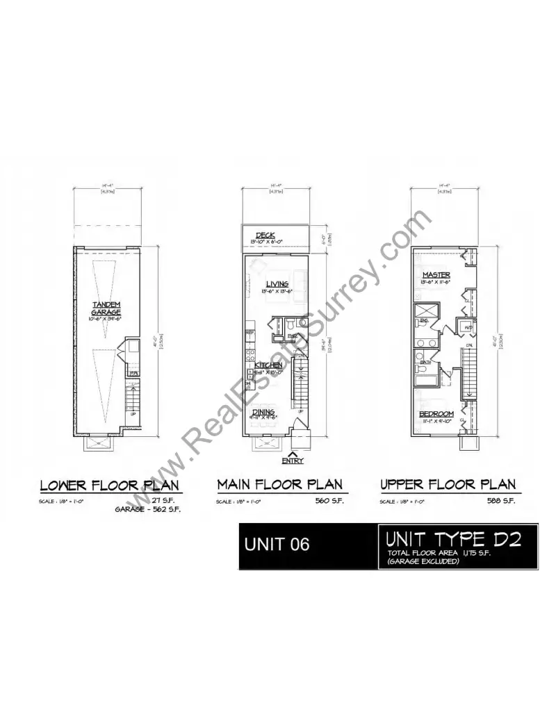 Centre 128 Centre 128 Surrey Townhome Floorplans floor plan