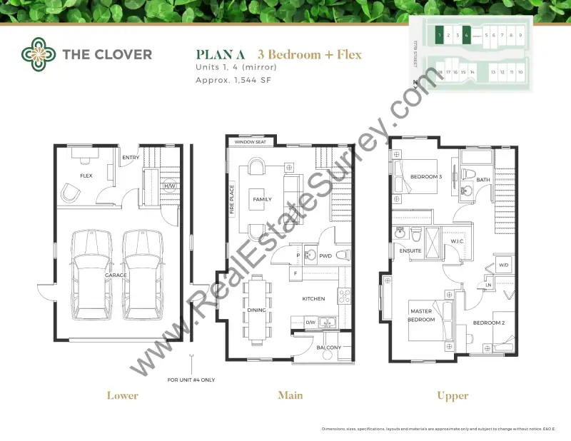 Clover Clover Floorplans floor plan