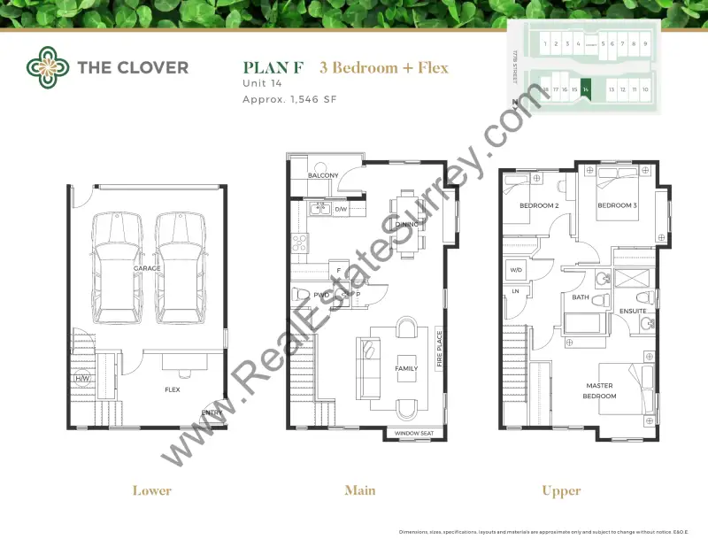 Clover Clover Floorplans floor plan
