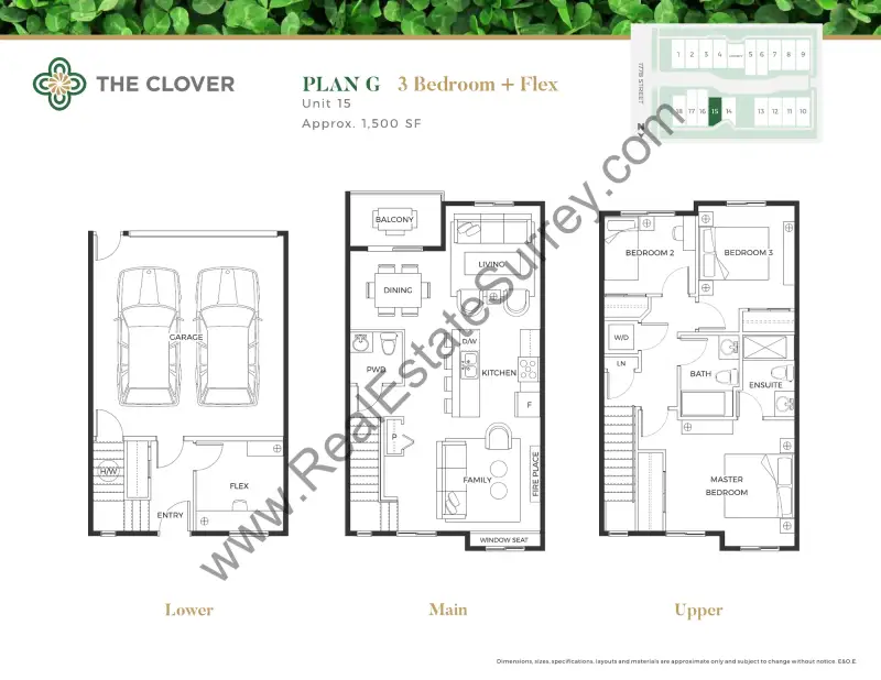 Clover Clover Floorplans floor plan