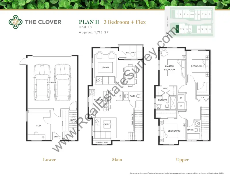 Clover Clover Floorplans floor plan