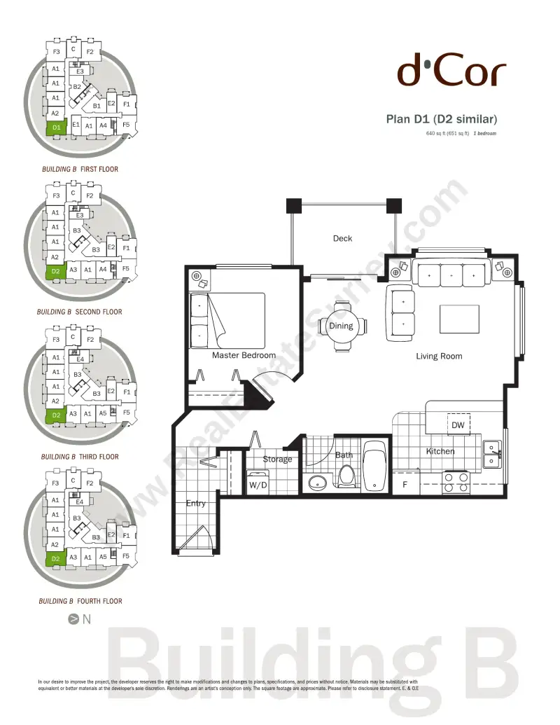 d'Cor B D Cor B floor plan