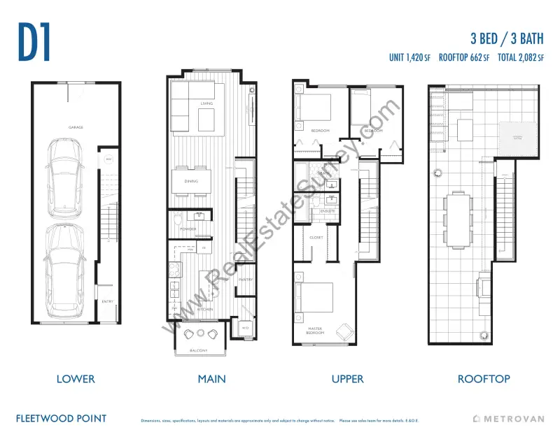 Fleetwood Point Fleetwood Point Floorplans floor plan