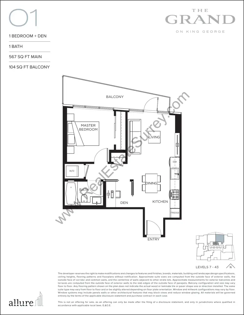 Grand on King George Grand On King George Floorplans floor plan