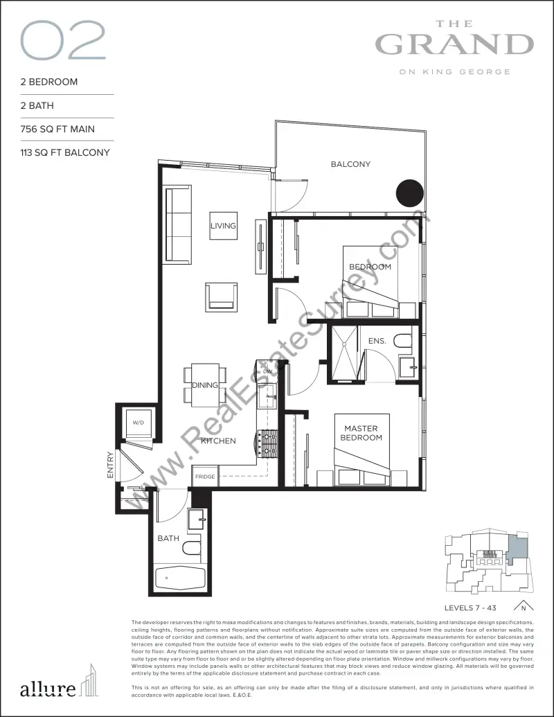Grand on King George Grand On King George Floorplans floor plan