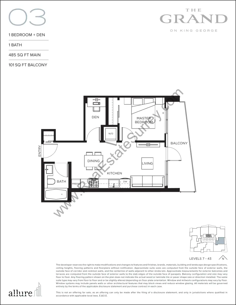 Grand on King George Grand On King George Floorplans floor plan