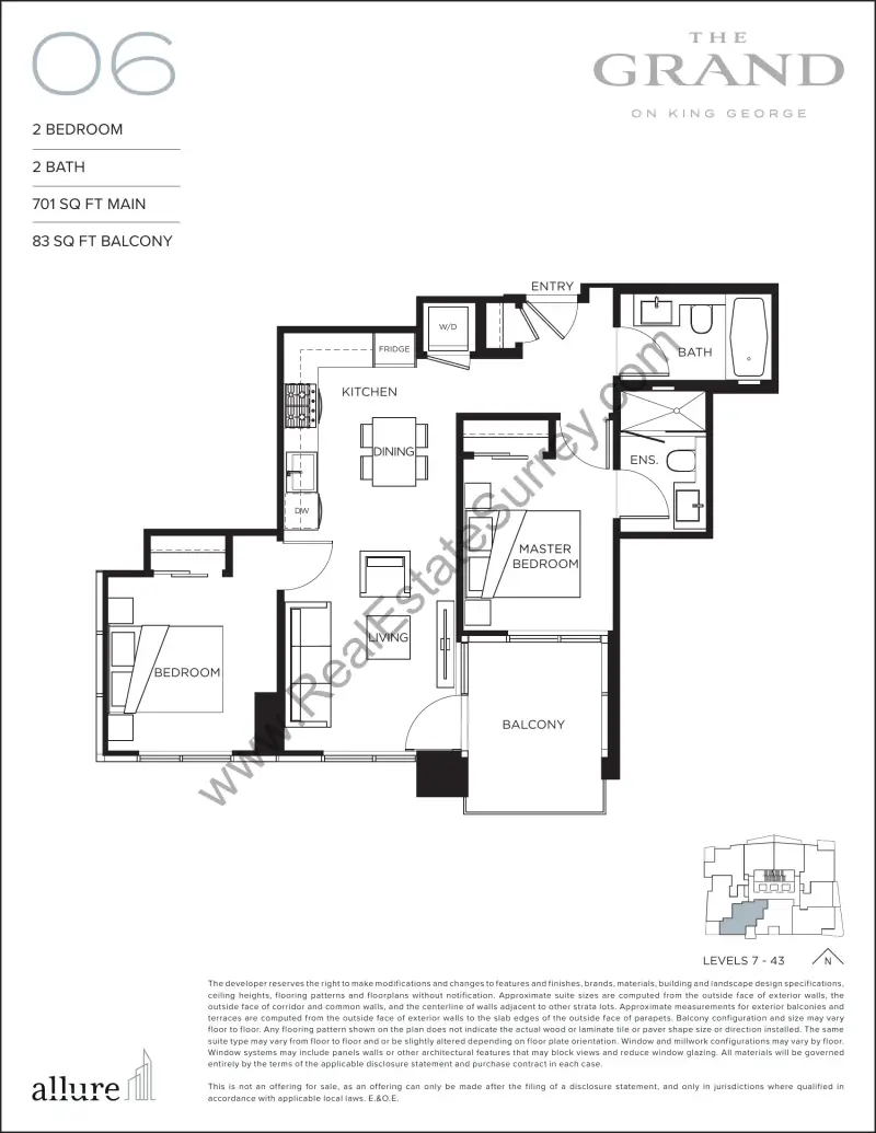 Grand on King George Grand On King George Floorplans floor plan