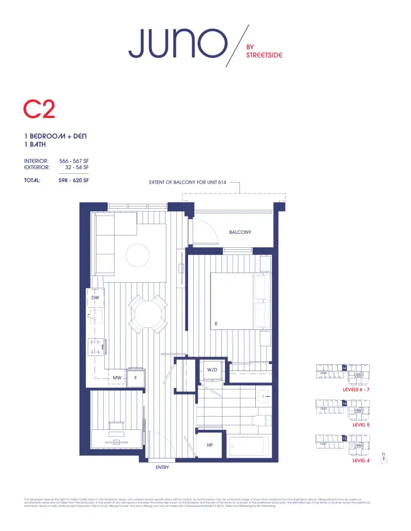 Juno Juno Whalley Highrise 12 floor plan
