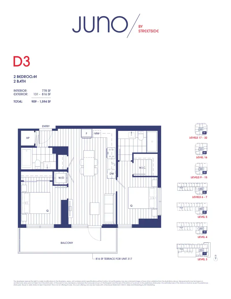 Juno Juno Whalley Highrise 23 floor plan