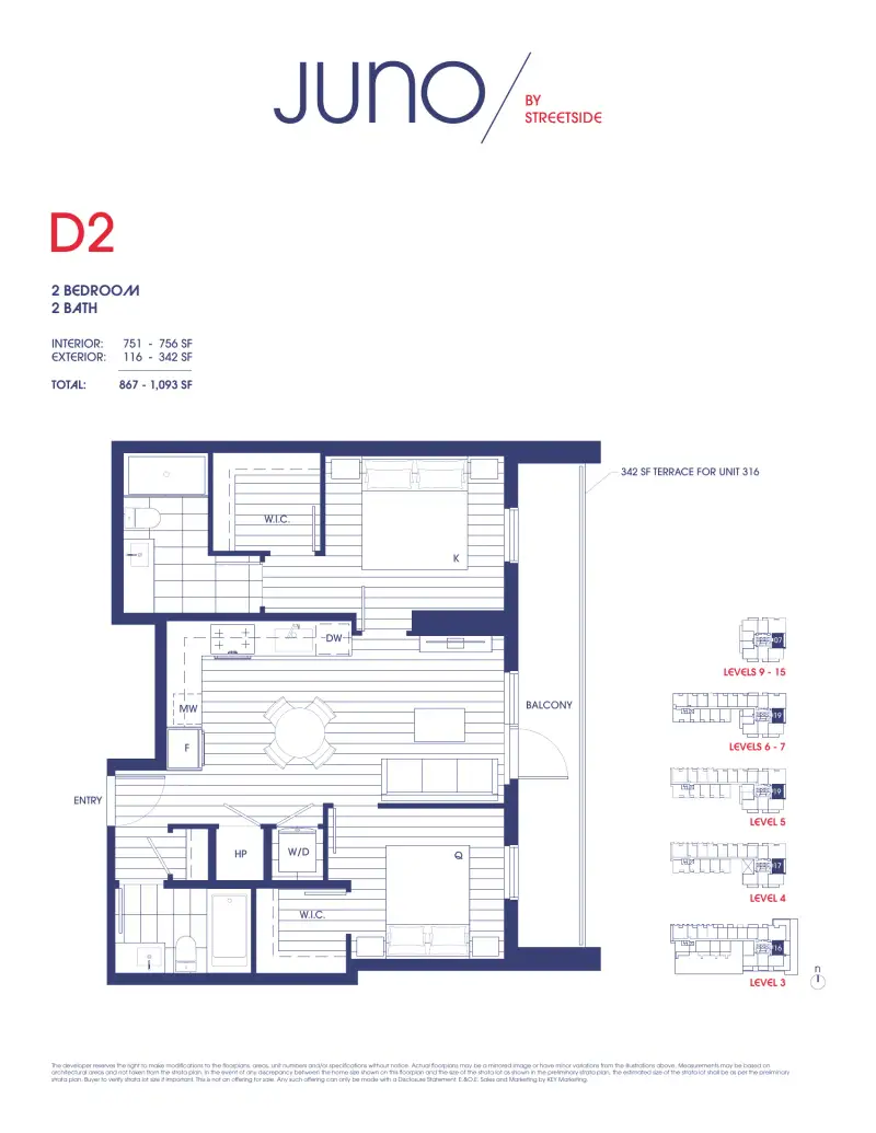 Juno Juno Whalley Highrise 25 floor plan
