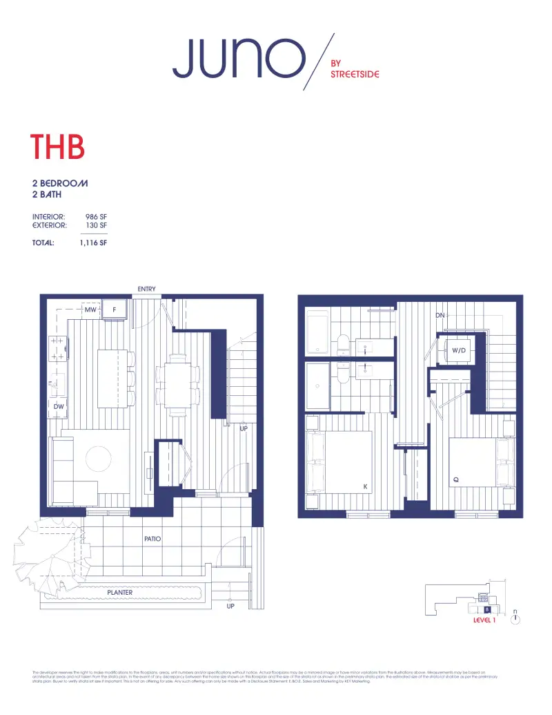 Juno Juno Whalley Highrise 48 floor plan