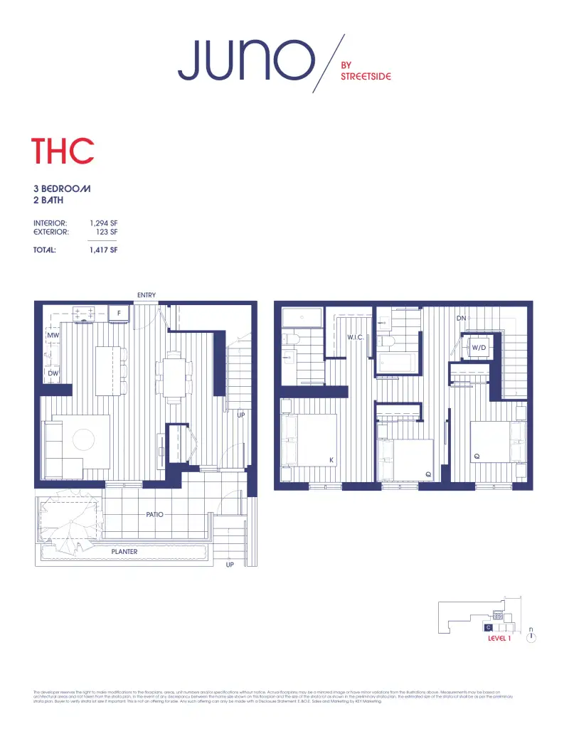 Juno Juno Whalley Highrise 51 floor plan