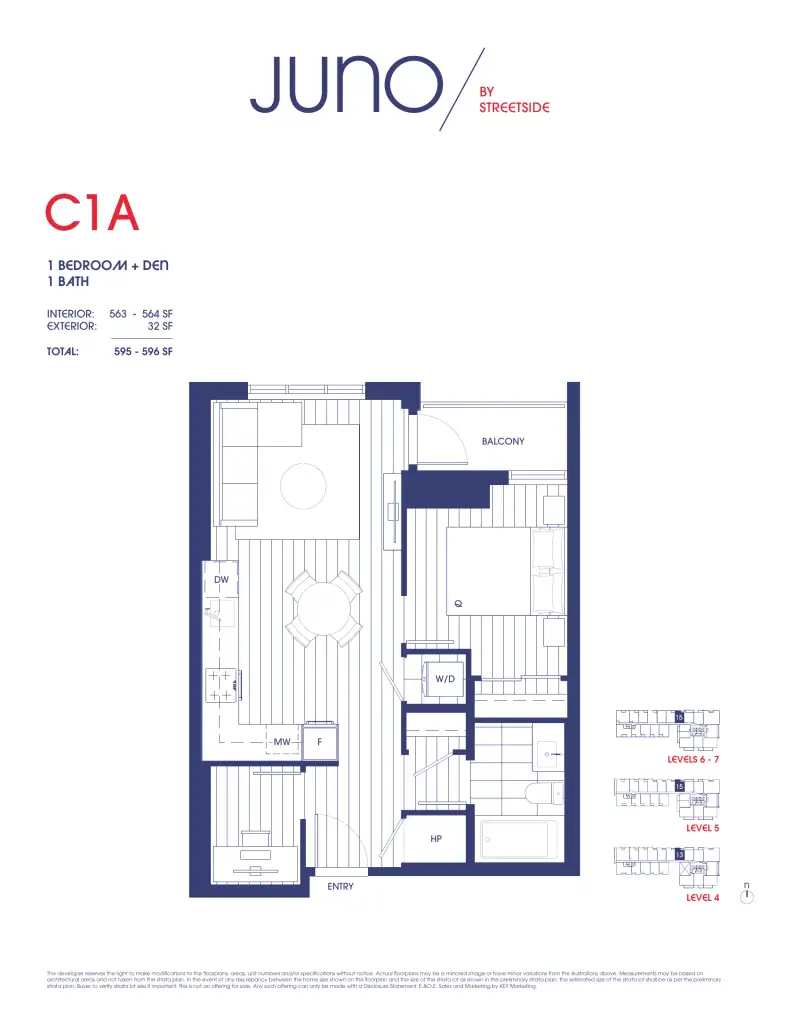 Juno Juno Whalley Highrise 7 floor plan