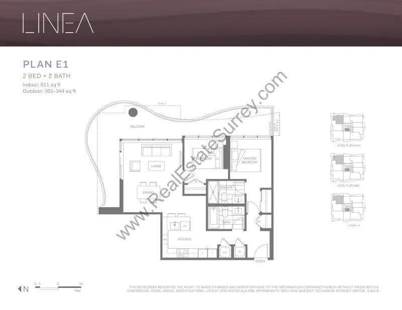 Linea Linea Surrey Floorplans floor plan