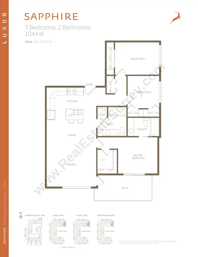 Luxor Luxor floor plan