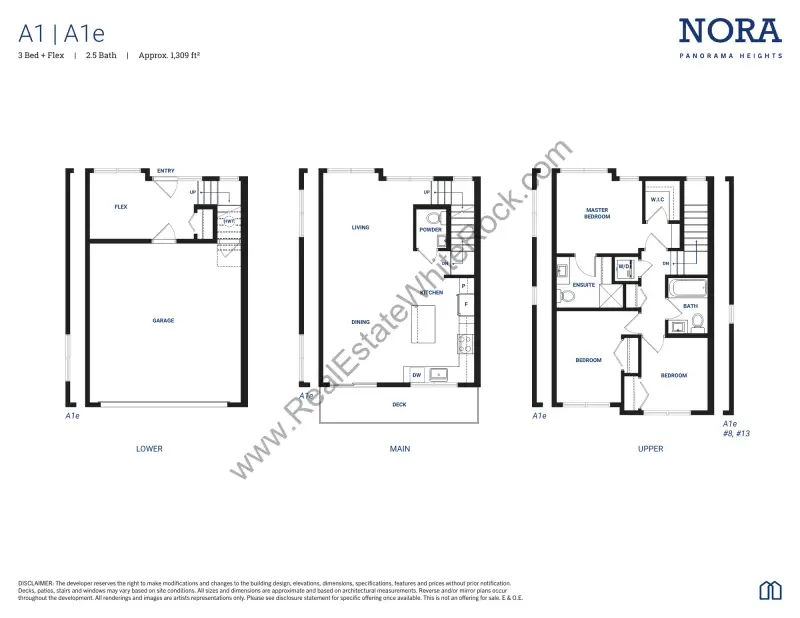 Nora Nora Surrey Townhomes Floorplans floor plan