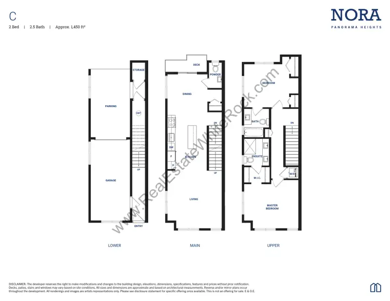 Nora Nora Surrey Townhomes Floorplans floor plan