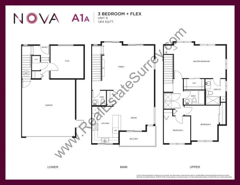 Nova Nova Townhomes Floorplans floor plan