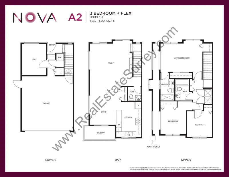 Nova Nova Townhomes Floorplans floor plan