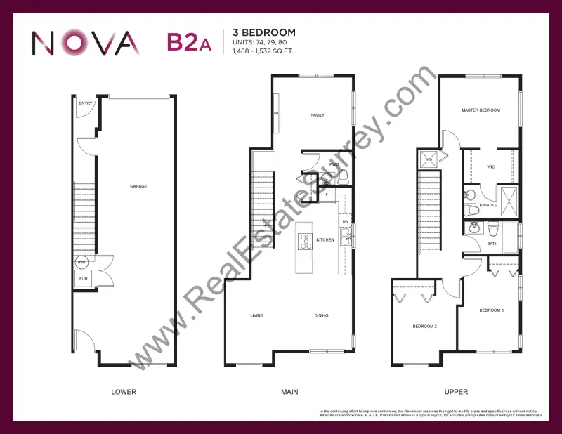Nova Nova Townhomes Floorplans floor plan
