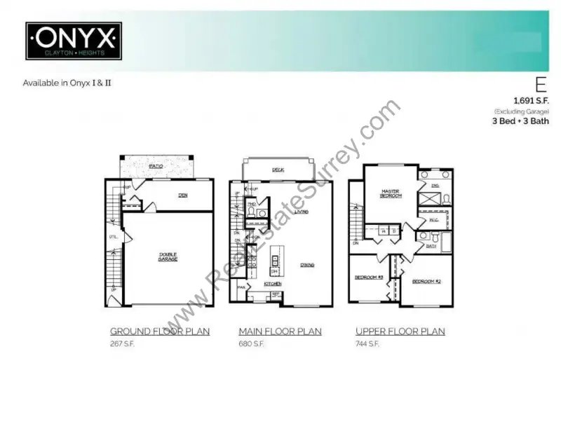 Onyx Onyx Townhomes Floorplans floor plan