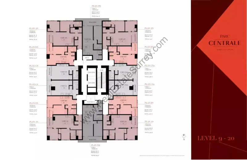 Parc Centrale Parc Centrale Floorplans floor plan