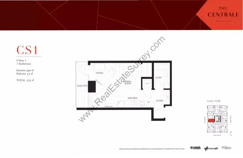 Parc Centrale Parc Centrale Floorplans floor plan