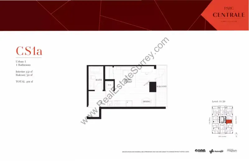 Parc Centrale Parc Centrale Floorplans floor plan