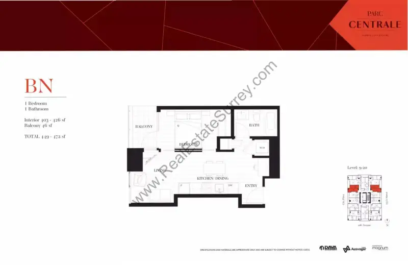 Parc Centrale Parc Centrale Floorplans floor plan