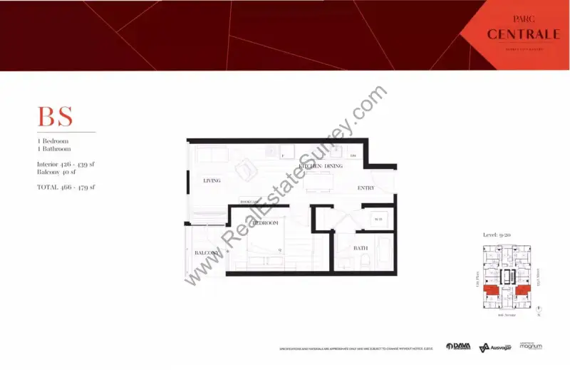 Parc Centrale Parc Centrale Floorplans floor plan
