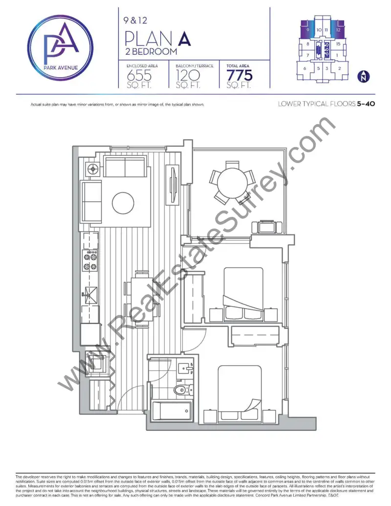 Park Avenue West Park Avenue West Floorplans floor plan