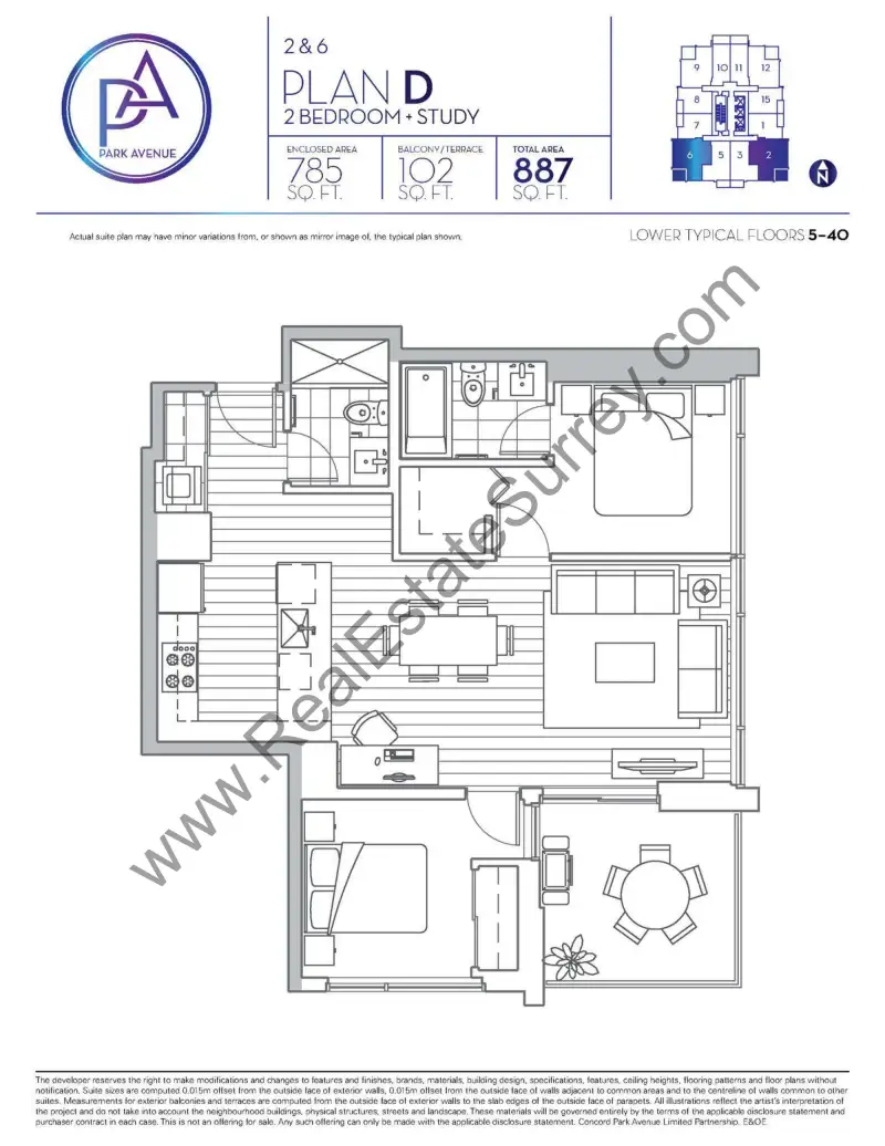Park Avenue West Park Avenue West Floorplans floor plan