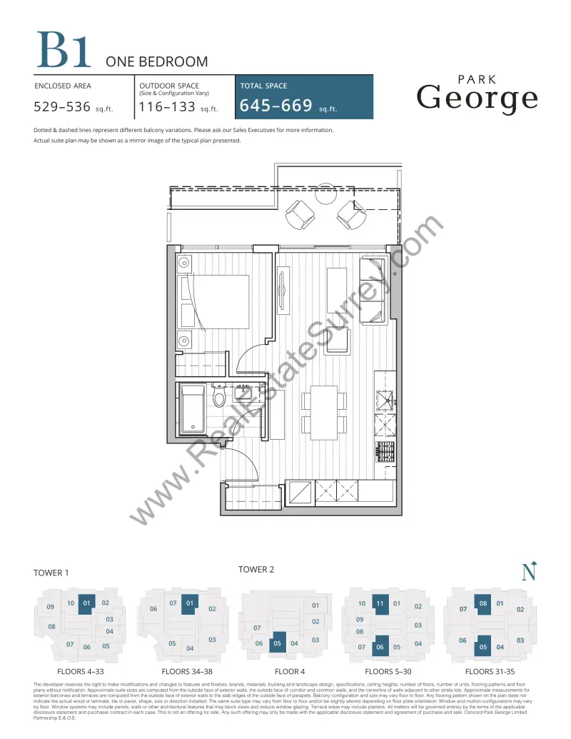 Park George Park George Floorplans floor plan
