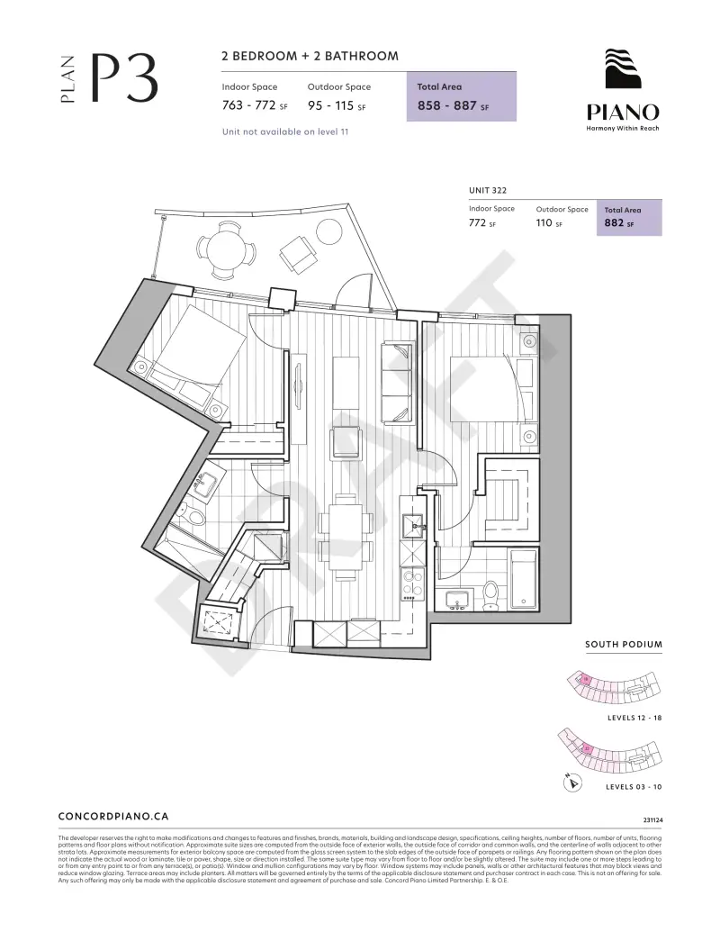 Piano Piano Surrey Floorplans floor plan