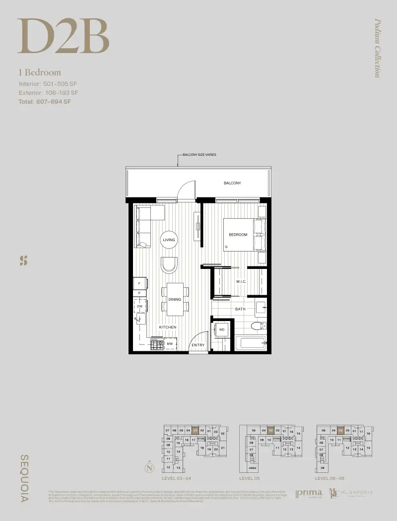 Sequoia West Village Sequoia West Village Whalley Highrise 15 floor plan
