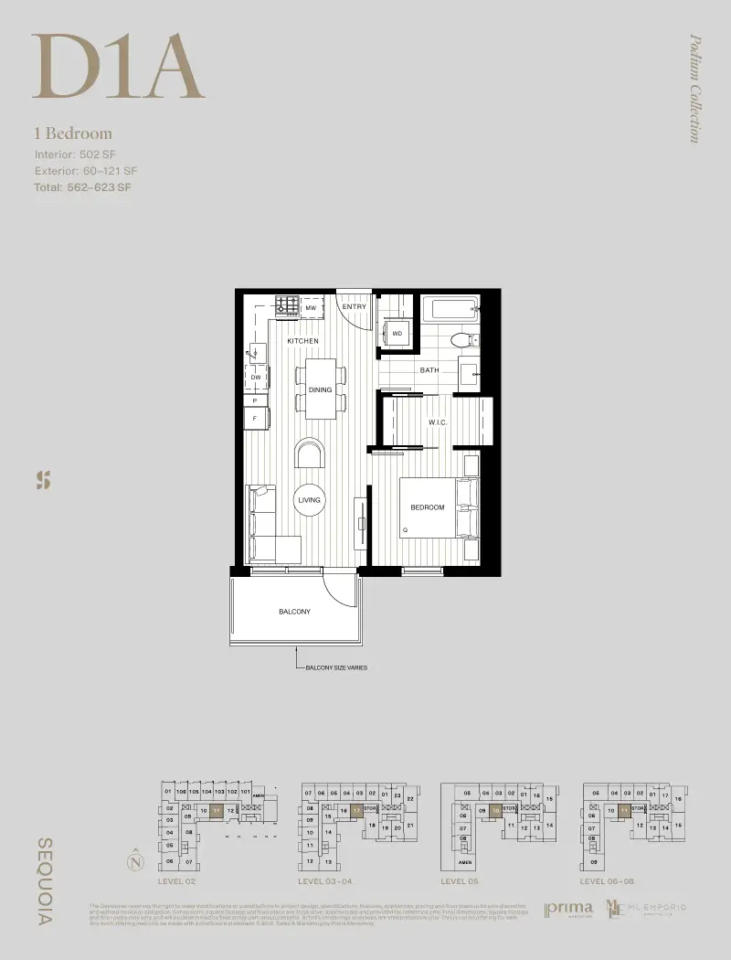 Sequoia West Village Sequoia West Village Whalley Highrise 5 floor plan