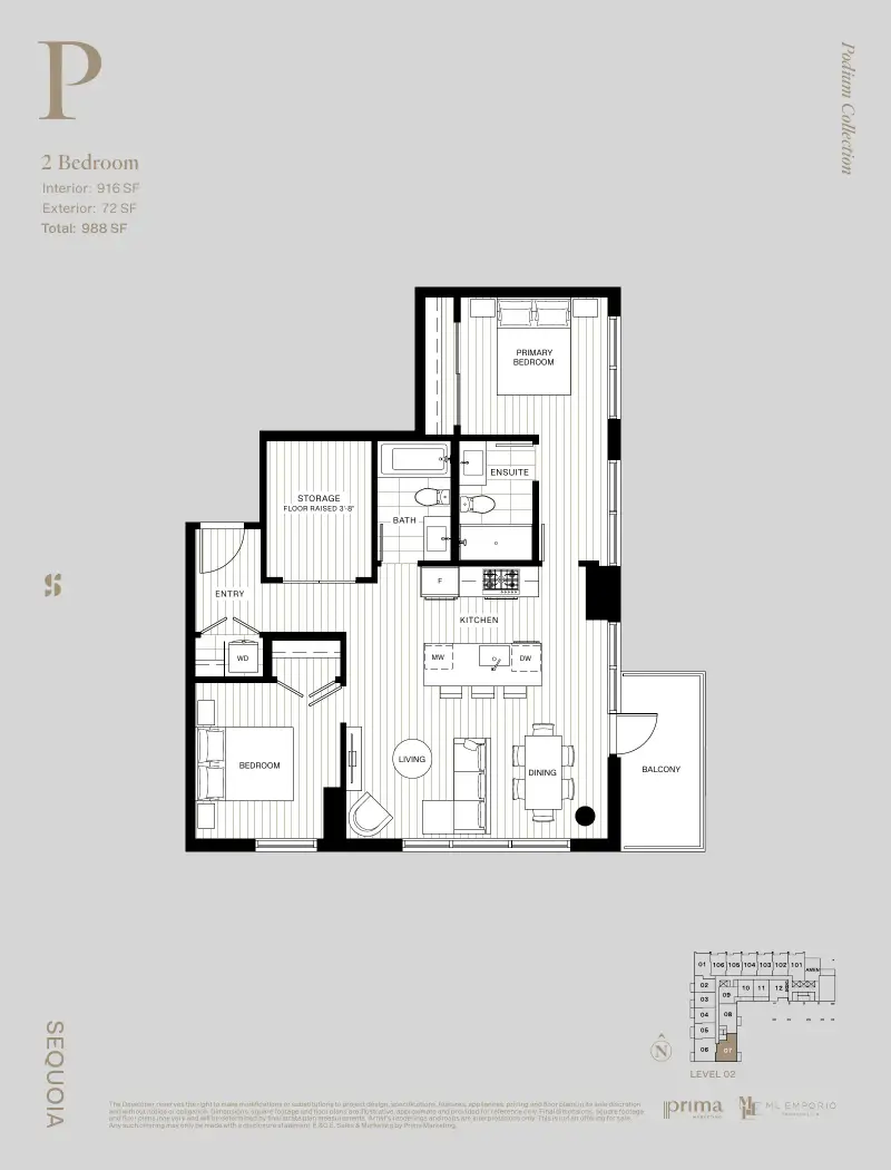 Sequoia West Village Sequoia West Village Whalley Highrise 59 floor plan