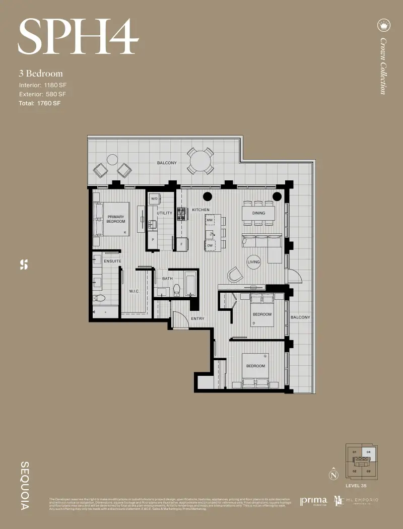 Sequoia West Village Sequoia West Village Whalley Highrise 70 floor plan