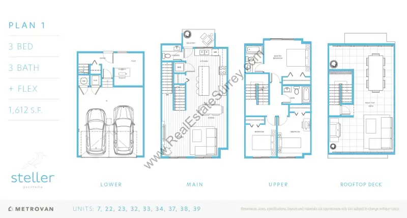 Steller Panorama Steller Panorama Townhomes Floorplans floor plan