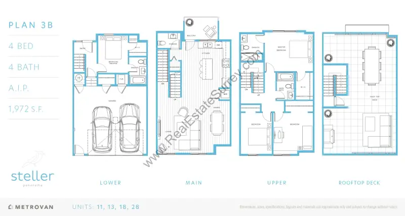 Steller Panorama Steller Panorama Townhomes Floorplans floor plan