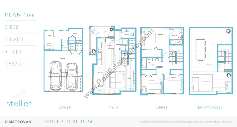 Steller Panorama Steller Panorama Townhomes Floorplans floor plan