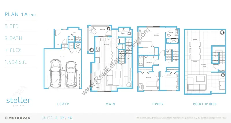 Steller Panorama Steller Panorama Townhomes Floorplans floor plan