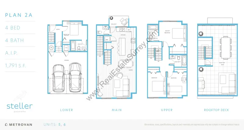 Steller Panorama Steller Panorama Townhomes Floorplans floor plan