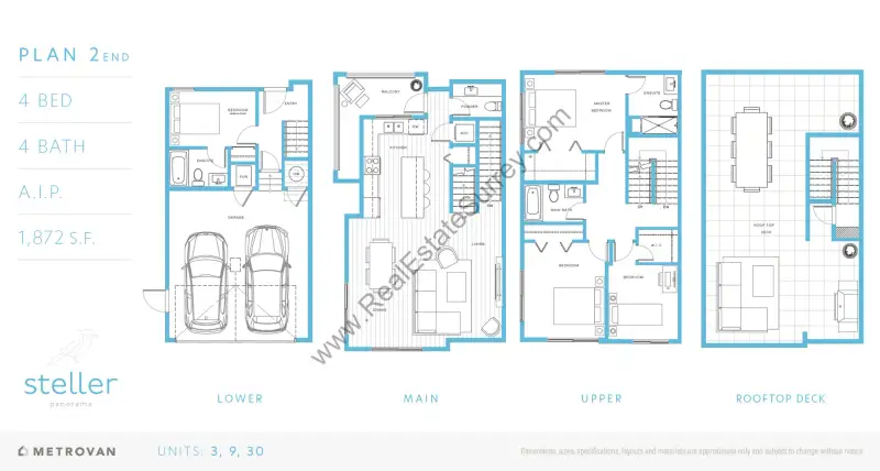 Steller Panorama Steller Panorama Townhomes Floorplans floor plan