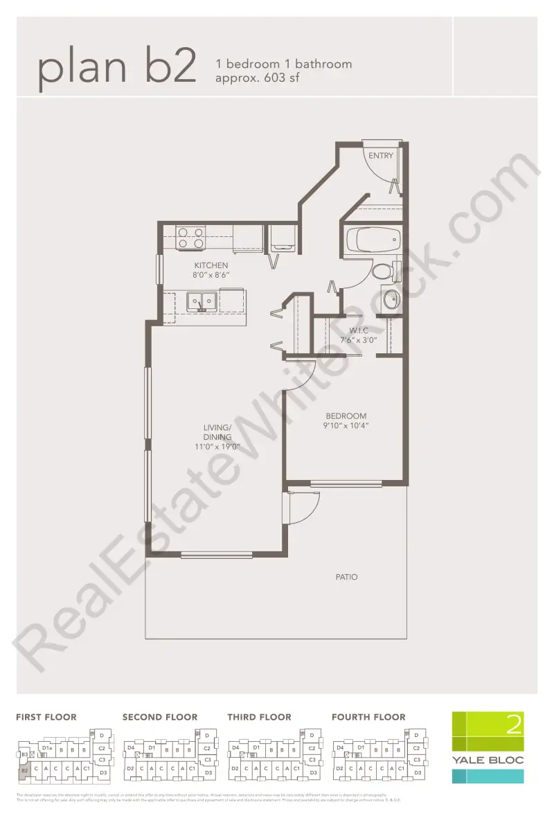 Yale Bloc Yale Bloc floor plan