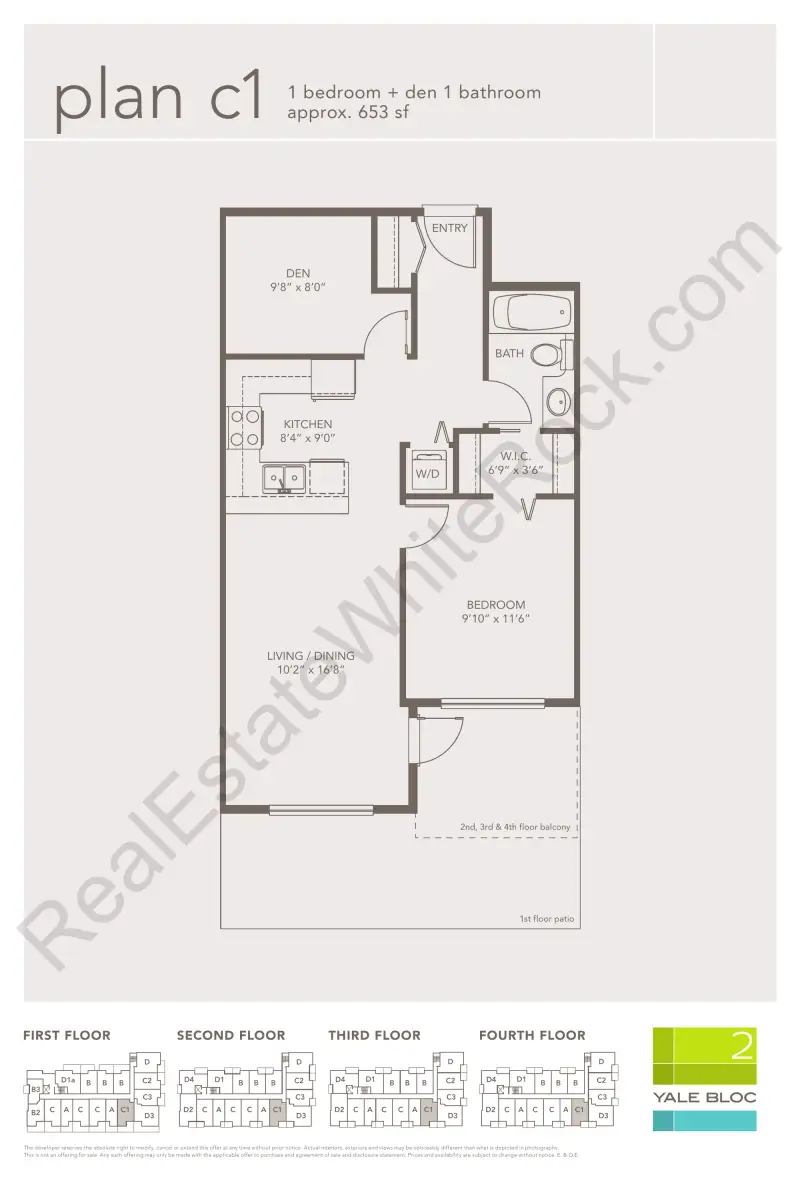 Yale Bloc Yale Bloc floor plan