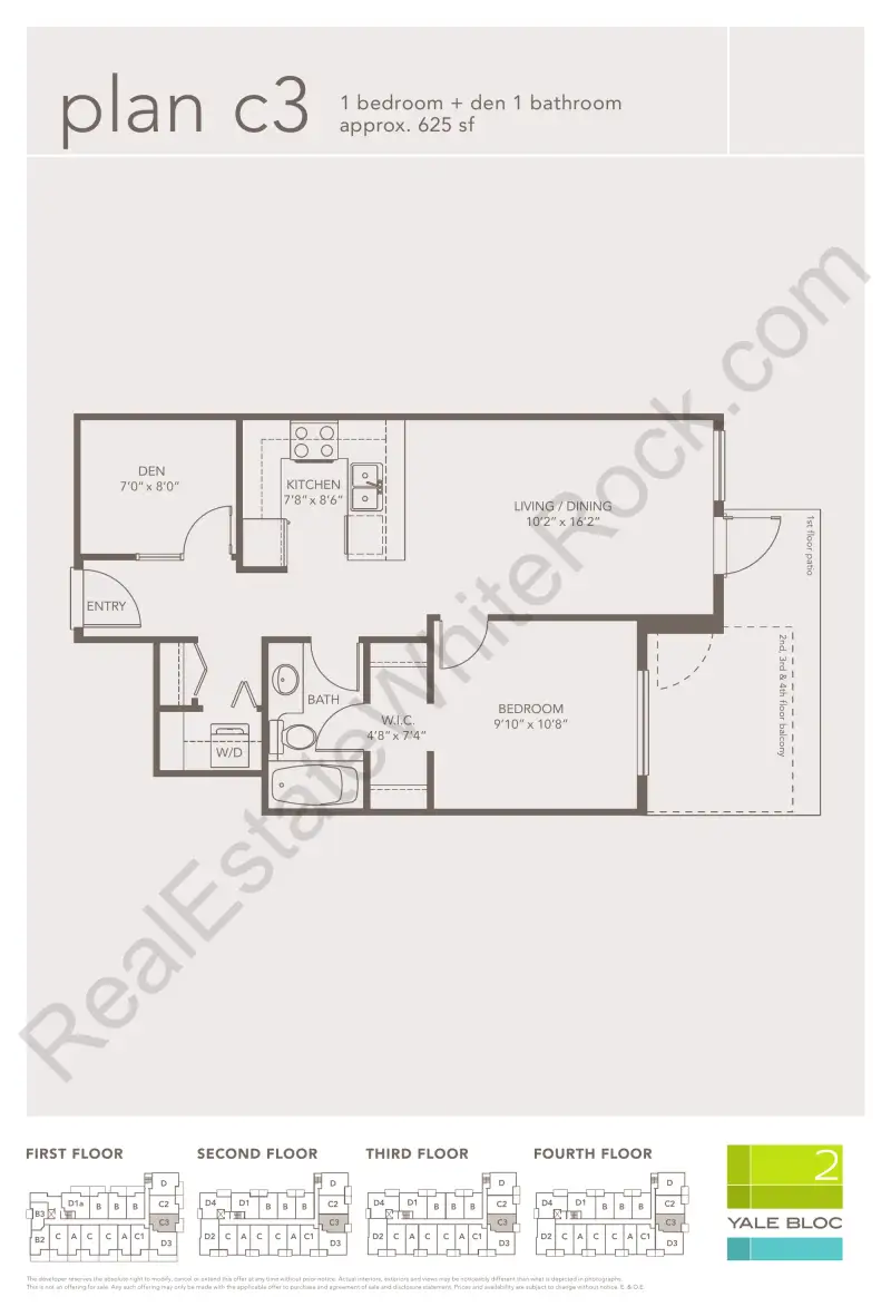 Yale Bloc Yale Bloc floor plan