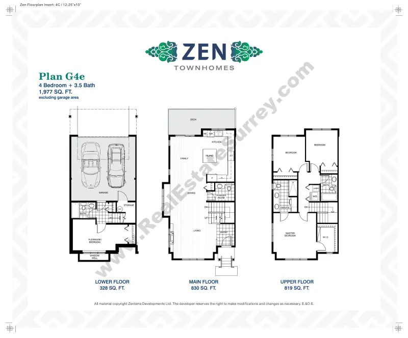 Zen Townhomes Zen Townhomes floor plan